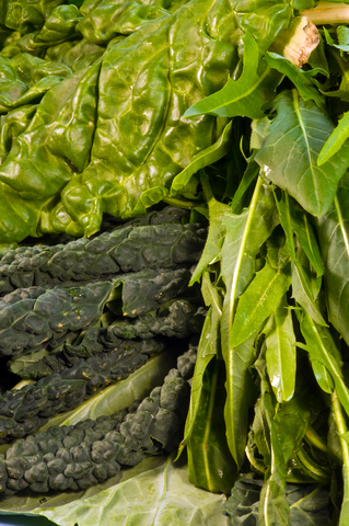 leafy, green vegetables